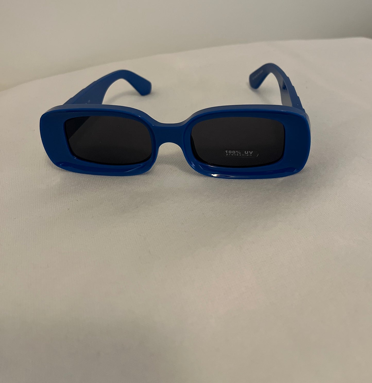 Royal blue sunglasses