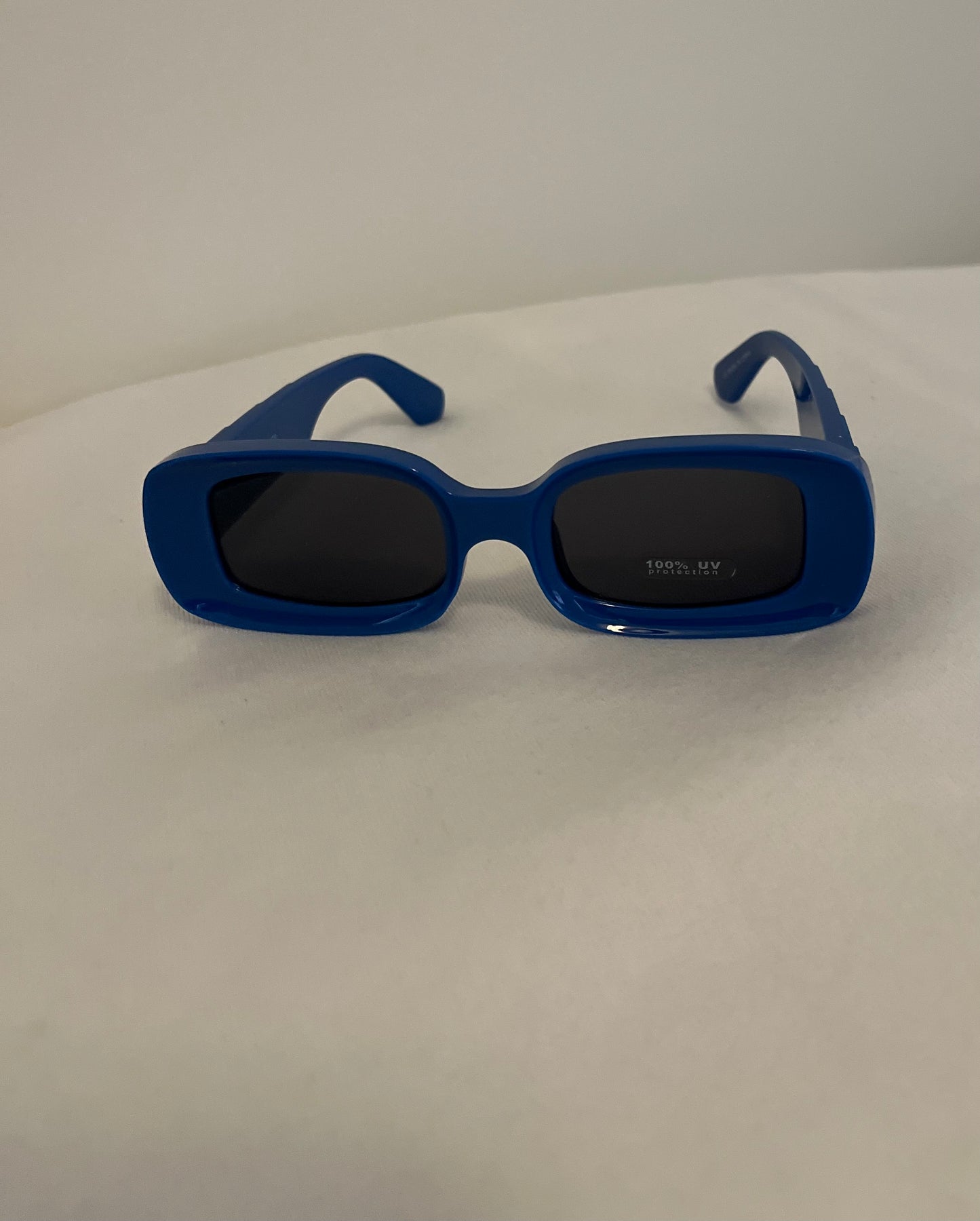 Royal blue sunglasses