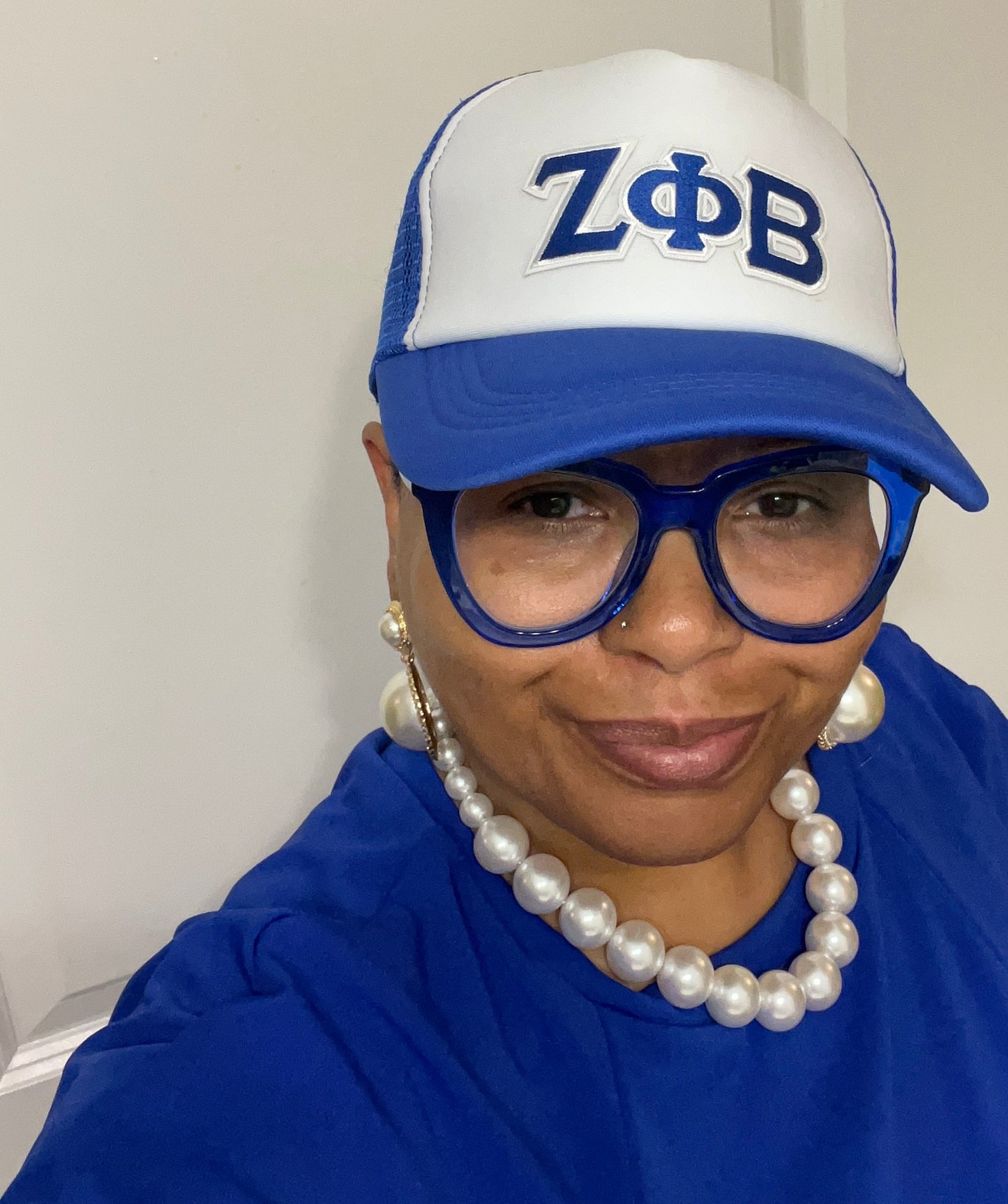 Zeta phi beta fitted ball cap