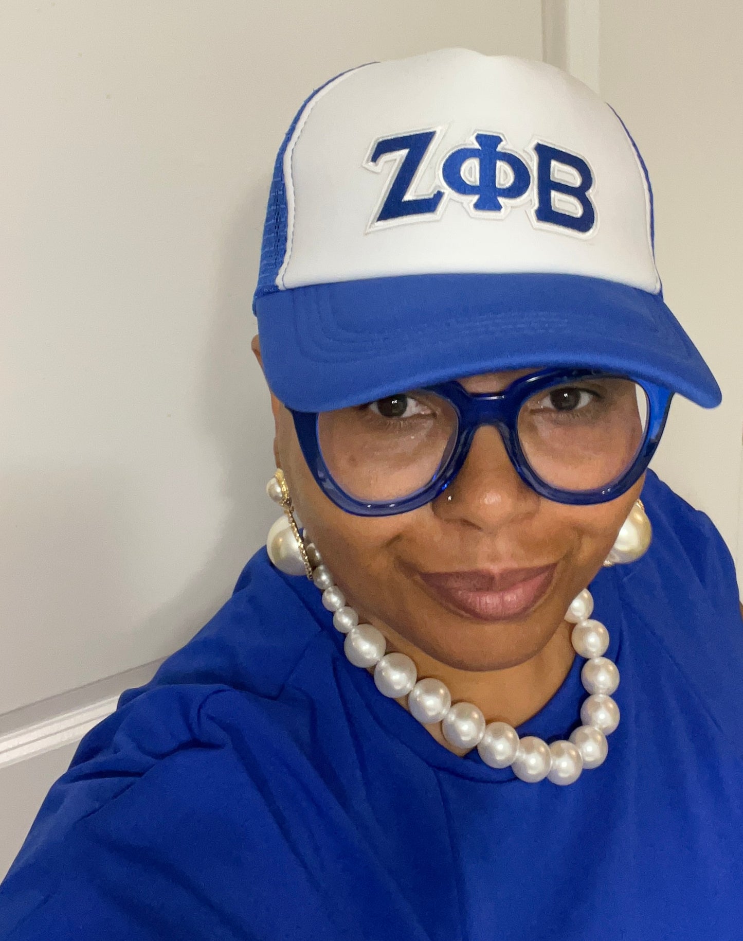 Zeta phi beta fitted ball cap