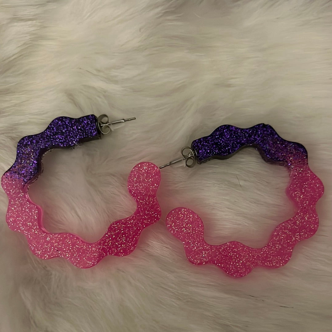 Pink and Purple hoop