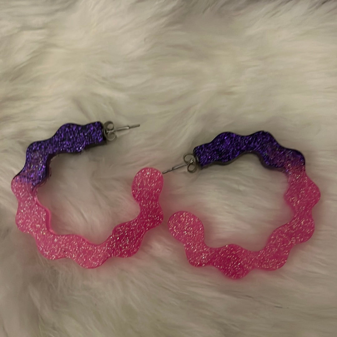 Pink and Purple hoop